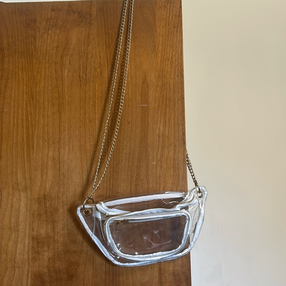 Clear bum bag